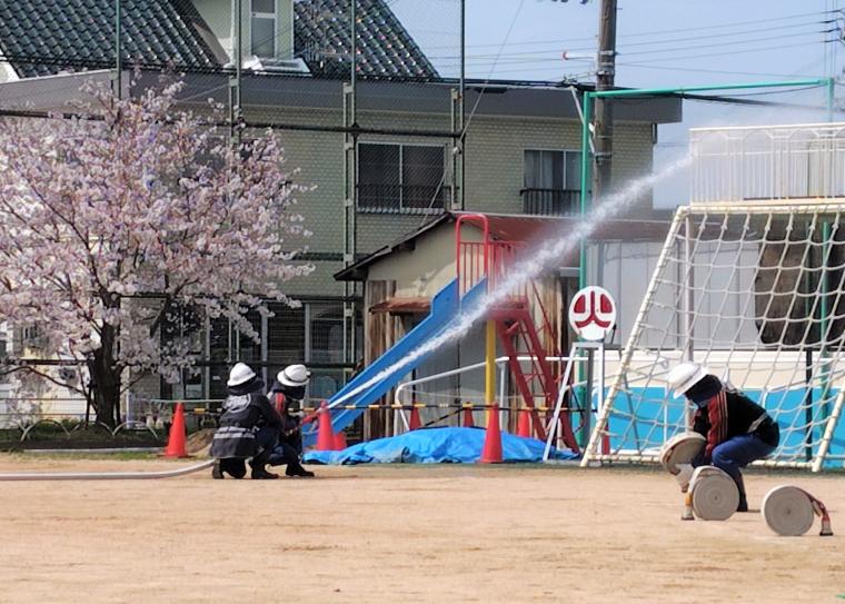 神出支団ポンプ操法競技会