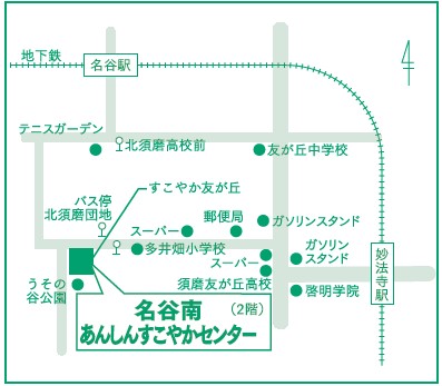 名谷南地図