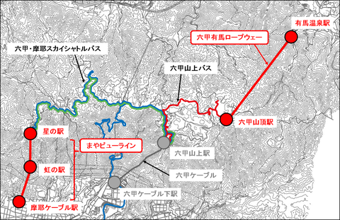 ワンコイン運行路線図